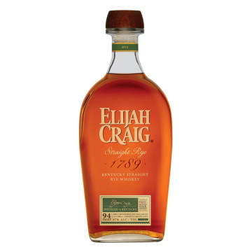 Elijah Craig Straight Rye Whiskey 70cl