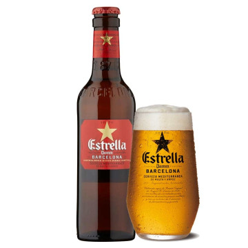 Estrella Damm Spanish Premium Lager 12x 330ml 