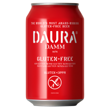 Estrella Damm Gluten Free Beer 24x 330ml Cans
