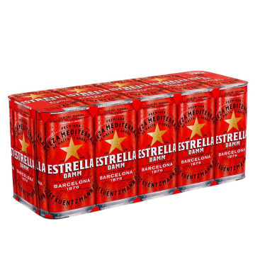 Estrella Damm Premium Lager 10x 440ml Cans