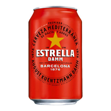 Estrella Damm Spanish Premium Lager Can 330ml