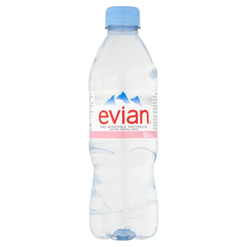 Evian Still Natural Mineral Water 24 x 500ml