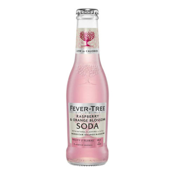 Fever Tree Raspberry & Orange Blossom Soda Water 24x 200ml