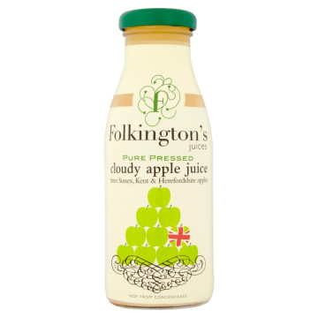 Folkington's Cloudy Apple Juice 12x 250ml