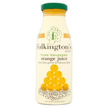 Folkington's Orange Juice 12x 250ml