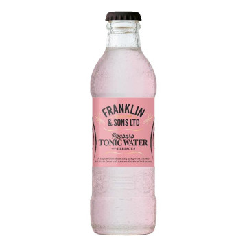 Franklin & Sons Rhubarb & Hibiscus Tonic Water 200ml 