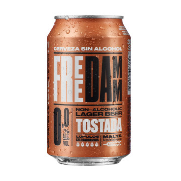 Free Damm Tostada Non-Alcoholic Lager 24x 330ml