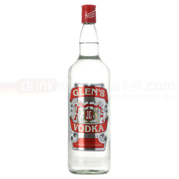 Glens - Scottish Plain Sugar Beet Vodka - 1 Ltr - 37.5% ABV