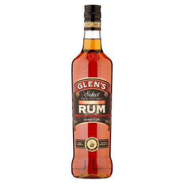 Glens Dark Rum 70cl