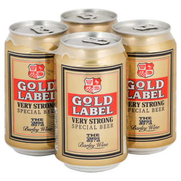 Gold Label Strong Beer 4x 330ml 