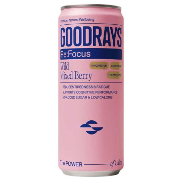 Goodrays Re:Focus Mixed Berry Soft Drink 250ml
