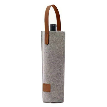 Grey Champagne Bottle Bag