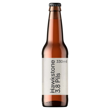 Hawkstone 3.8 Pilsner Beer 12x 330ml
