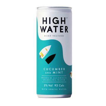 High Water Cucumber and Mint Hard Seltzer 250ml