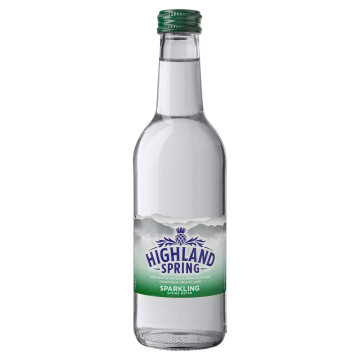 Highland Spring Sparkling Mineral Water 24x 330ml
