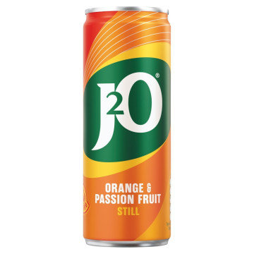 J2O Orange & Passion Fruit 24x 330ml Cans