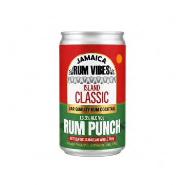 Jamaica Rum Vibes Island Classic Rum Punch 150ml Can