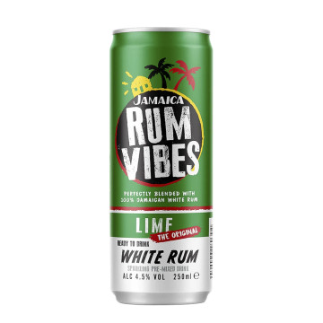 Jamaica Rum Vibes Rum & Lime Premix 250ml