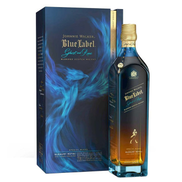 Johnnie Walker Blue Label Ghost Rare Glenury Royal Whisky 70cl