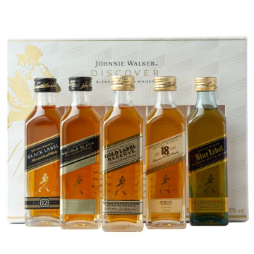 Johnnie Walker Blended Scotch Whisky 5x 50ml Discovery Pack
