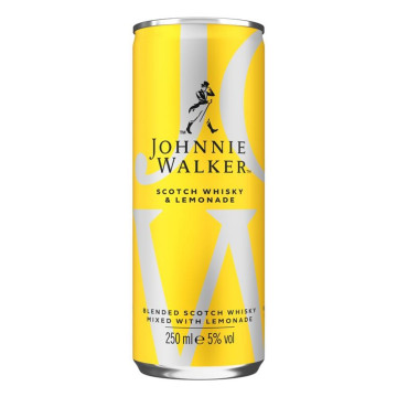 Johnnie Walker Whisky & Lemonade Premix 250ml