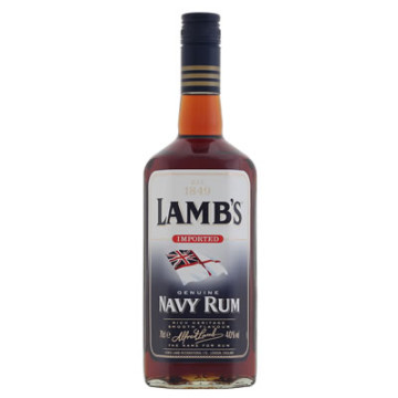 Lambs Navy Caribbean Blended Aged Dark Rum 70cl 40%