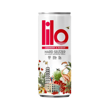 Lilo Cranberry & Rosehip Hard Seltzer 250ml