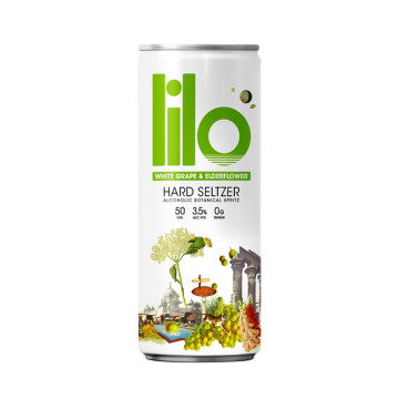 Lilo White Grape & Elderflower Hard Seltzer 250ml