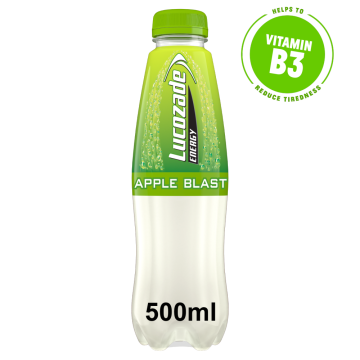 Lucozade Apple Energy Drink 12x 500ml