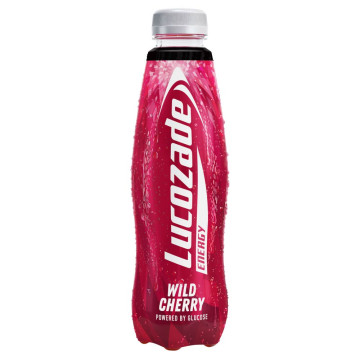 Lucozade Cherry Energy Drink 12x380ml Case