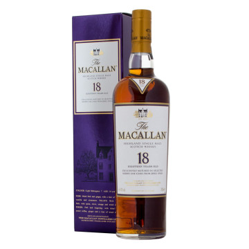 Macallan 18 Year Sherry Oak Whisky 70cl 