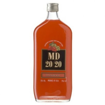 Mad Dog MD 20/20 Strawberry Premix Low-end Fortified Wine 75cl Bottle 13%