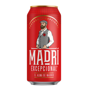 Madri Excepcional Lager 24x 440ml Cans