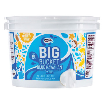 Master of Mixers Big Bucket Blue Hawaiian Mixer 2.8Ltr