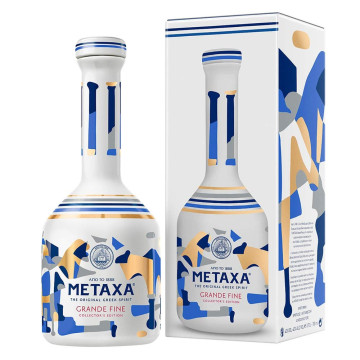 Metaxa Grande Fine Greek Brandy 70cl Ceramic Decanter
