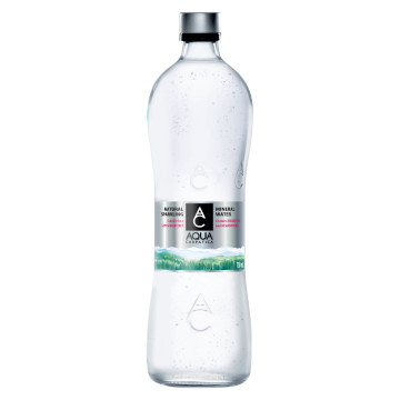 AQUA Carpatica Natural Sparkling Mineral Water 6x 75cl Glass Bottle