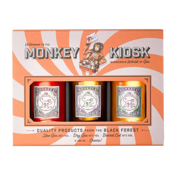 Monkey 47 Kiosk Gin 3x 5cl Miniature Pack