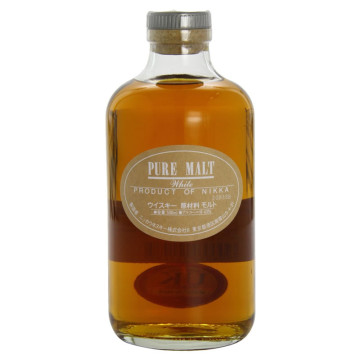 Nikka Pure Malt White Label Japanese Pure Malt Whisky 50cl 43%