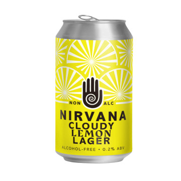 Nirvana Cloudy Lemon Lager 330ml Can