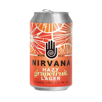 Nirvana Hazy Grapefruit Lager 330ml Can