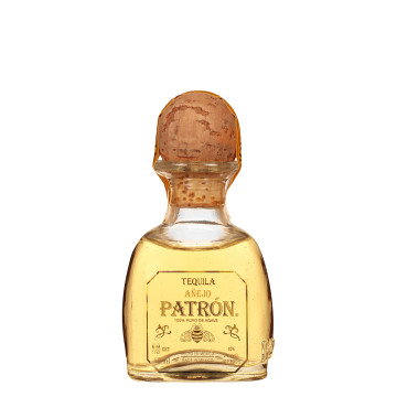 Patron Anejo Mexican Blended Tequila 5cl Miniature 40%