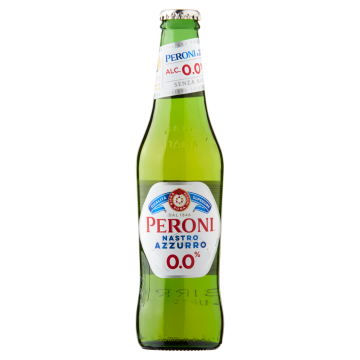 Peroni Nastro Azzurro 0.0 Alcohol Free Beer 330ml