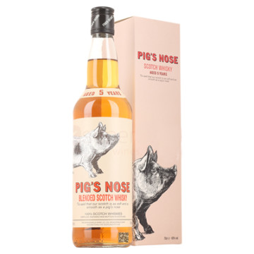 Pigs Nose 5 Year Whisky 70cl