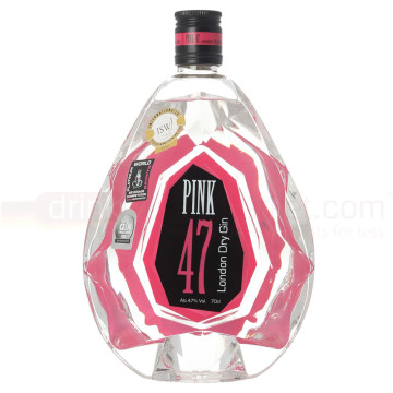 Pink 47 Diamond Bottle London Dry Gin 70cl