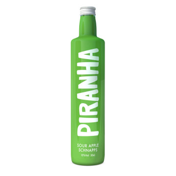 Piranha Sour Apple Schnapps 50cl