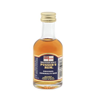 Pussers Blue Label Rum 5cl Miniature