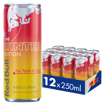 Red Bull Fuji Apple & Ginger Energy Drink 12x 250ml