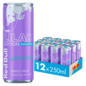 Red Bull Lilac Edition Sugar Free Energy Drink 12x 250ml