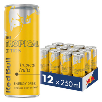 Red Bull Tropical Edition Energy Drink 12x 250ml Case