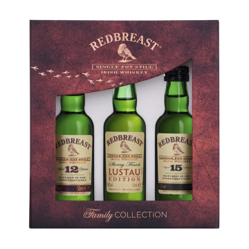 Redbreast Family Collection Whiskey 3x 5cl Miniature Gift Set